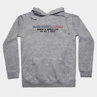 USA American Flag Soccer Women's World Cup 2023 Hoodie